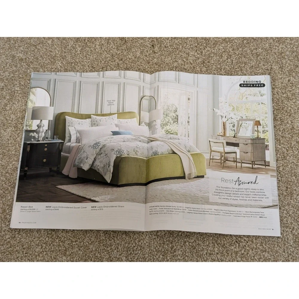 Frontgate Catalog April 2025 Look Book Interior & Outdoor Furniture Decor Design